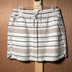 Stripped cotton Gap skirt